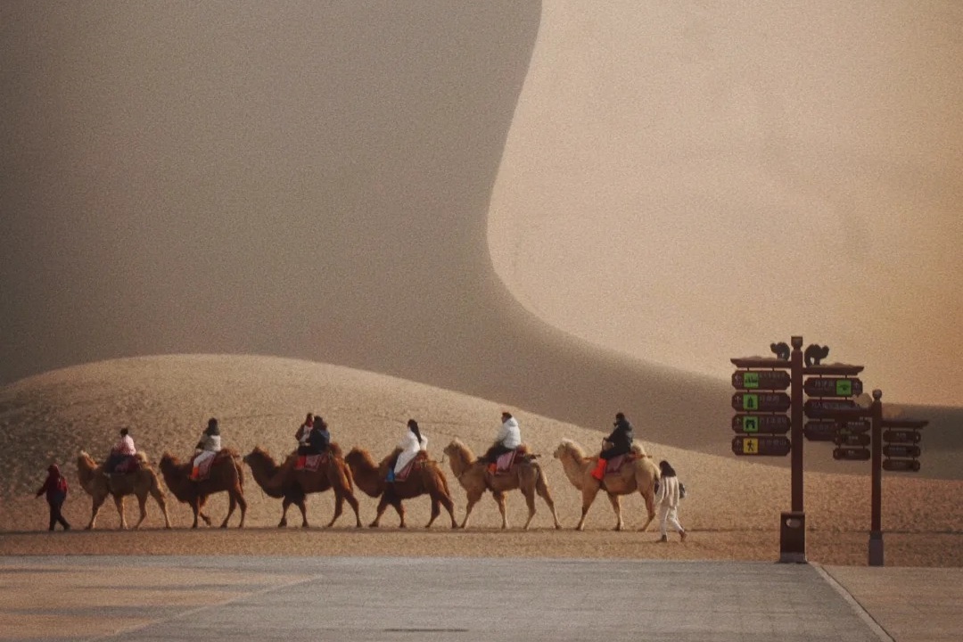 敦煌のゴビ砂漠