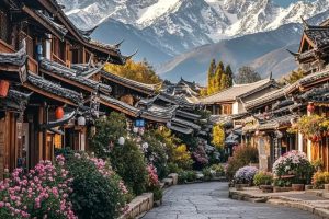 麗江古城へ訪問