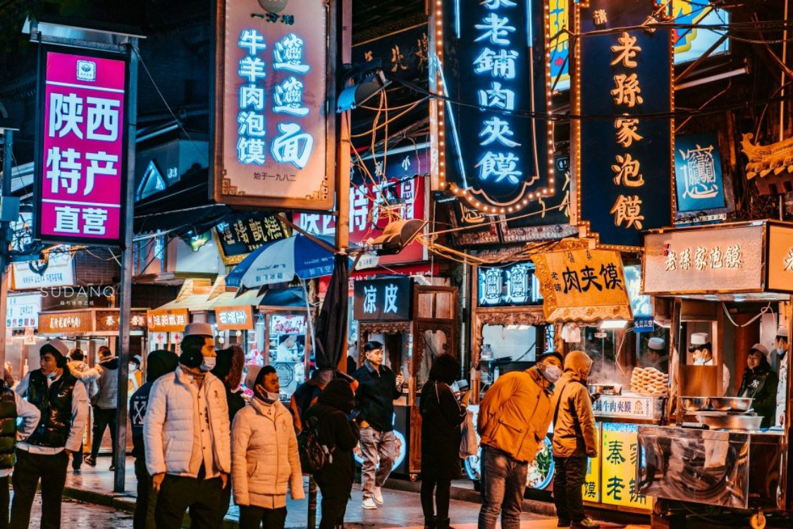 回民街：西安を代表する美食街