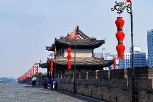 明代の城壁を訪問