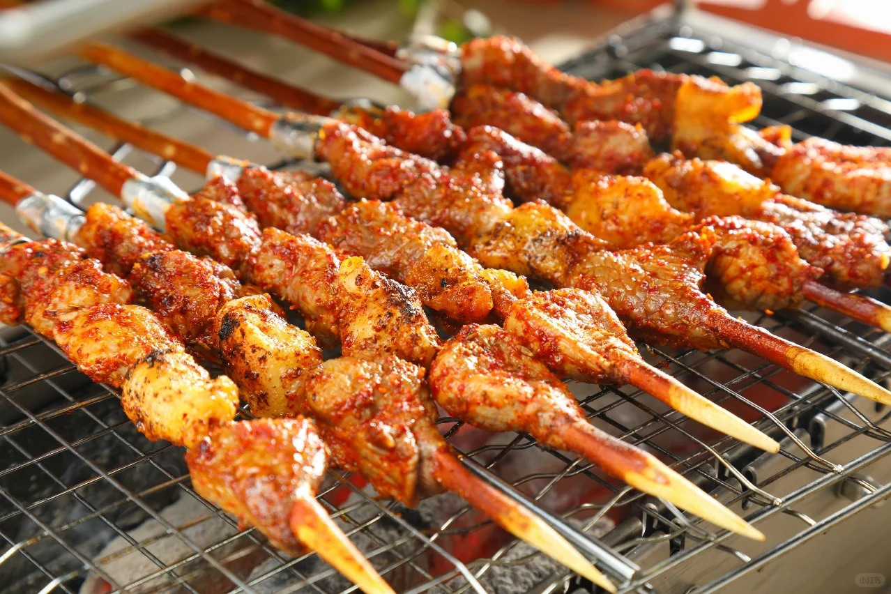 新疆の羊肉串焼き