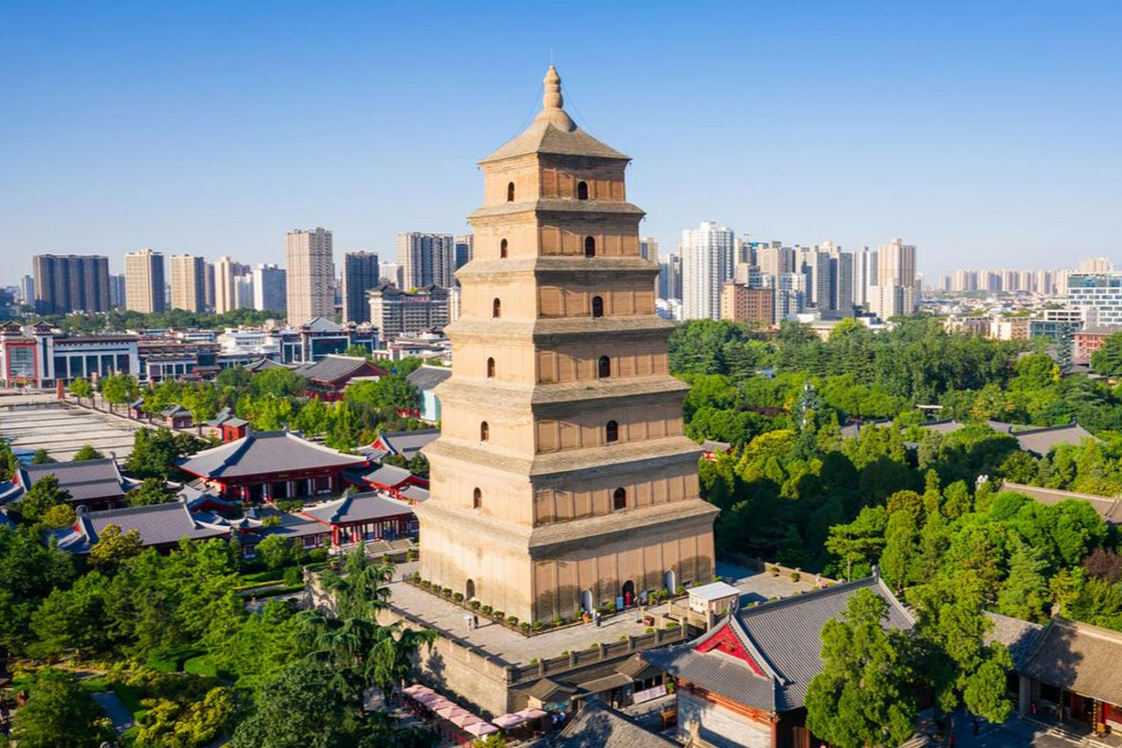 中国旅行:西安大雁塔