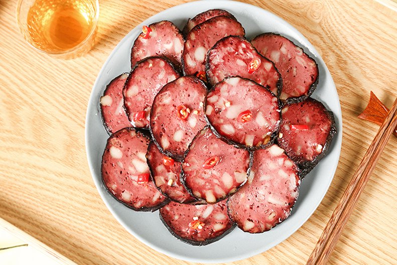伝統的な料理-血豆腐