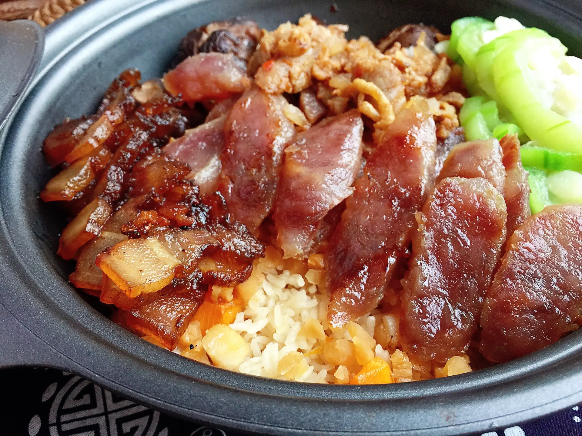 燻製ベーコンご飯