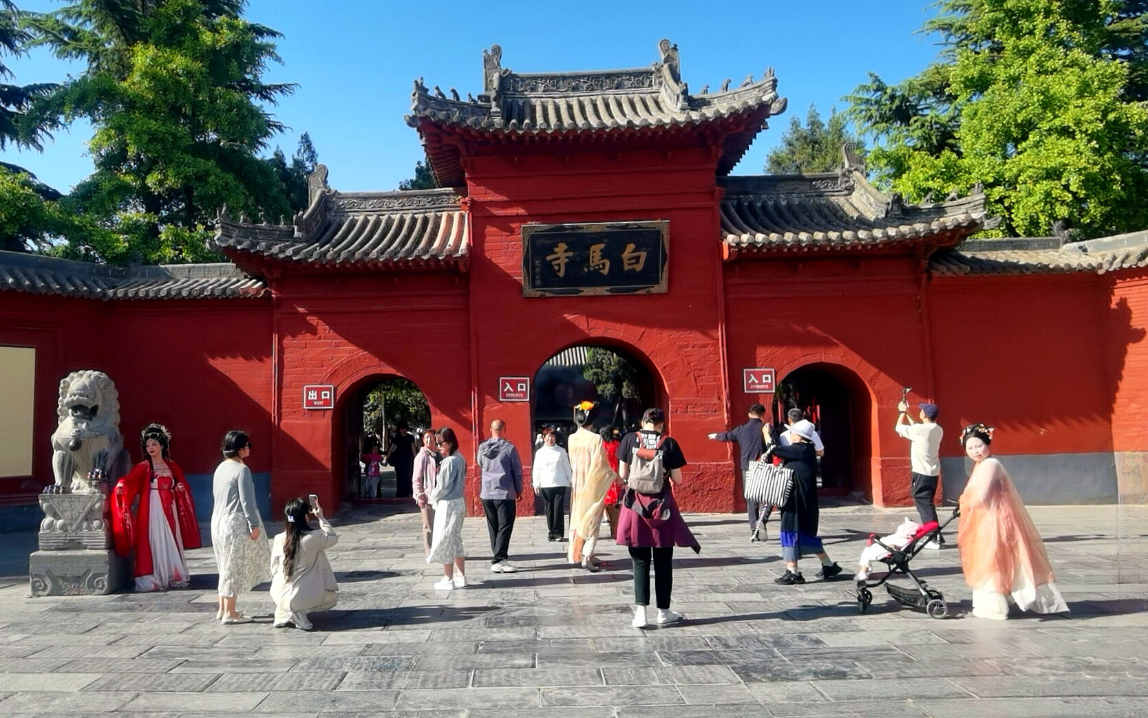 春の洛陽観光：白馬寺