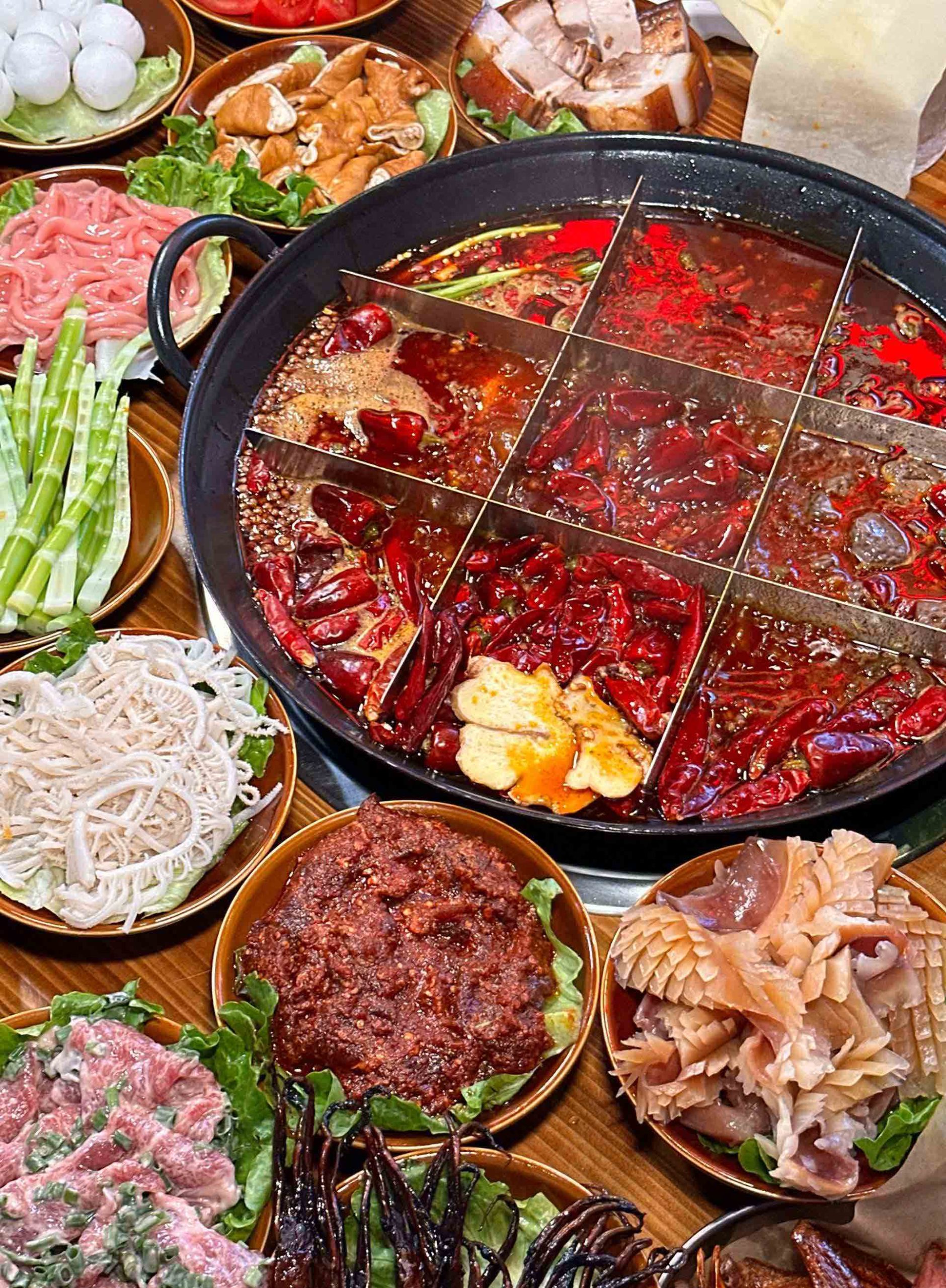 冬の成都観光：火鍋