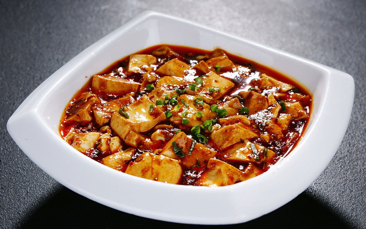 四川名料理「麻婆豆腐」