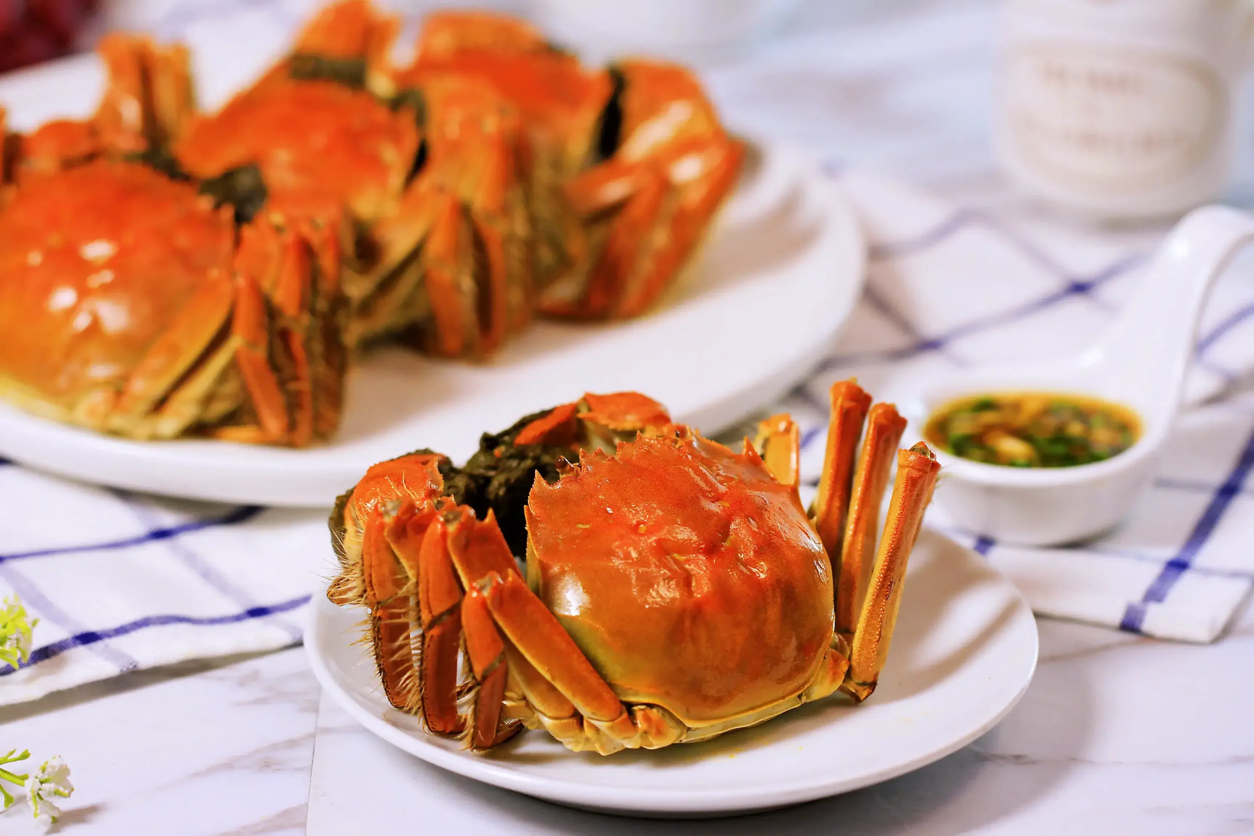 秋限定の上海ガニ料理