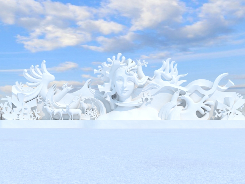 太陽島国際雪彫刻芸術博覧会